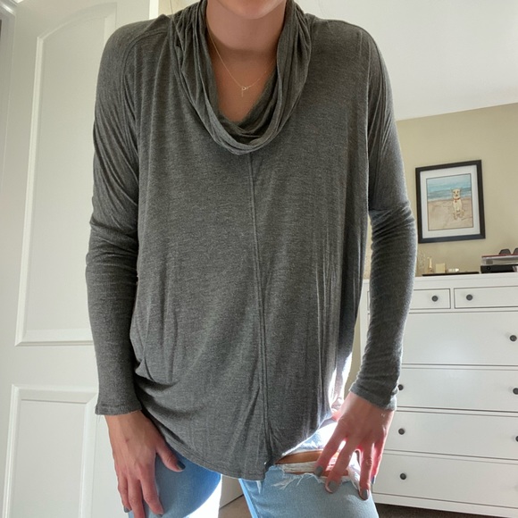 Cowl Neck Long Sleeve - Picture 1 of 4